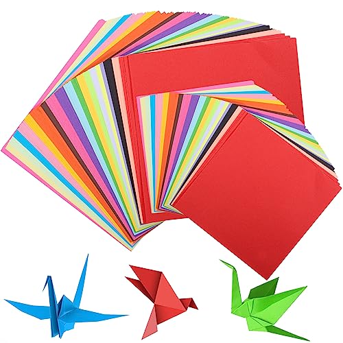 200 Blatt Origami Papier, 20 x 20cm &15 x 15cm Bastelpapier Buntes ...