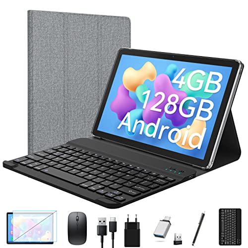 2023 Neueste Tablet 10 Zoll,2-in-1 Mit Tastatur,5G Wifi Android Pc-...