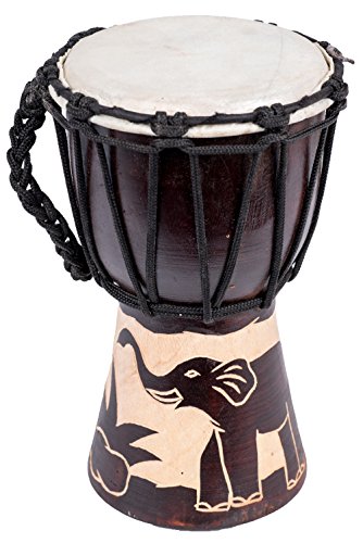 30cm Elefant Djembe Trommel Bongo + Anleitung M2...