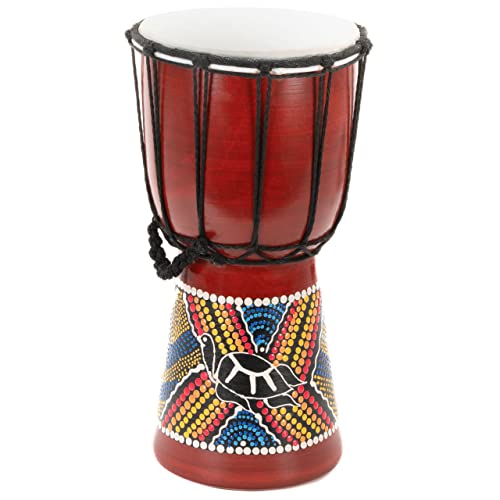 30cm Indonesische Kinderdjembe „Schildkröte  Djembe Trommel Bong...