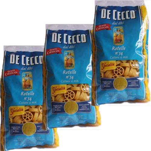 3x De Cecco Nudeln  Rotelle  n.54, 500 g...