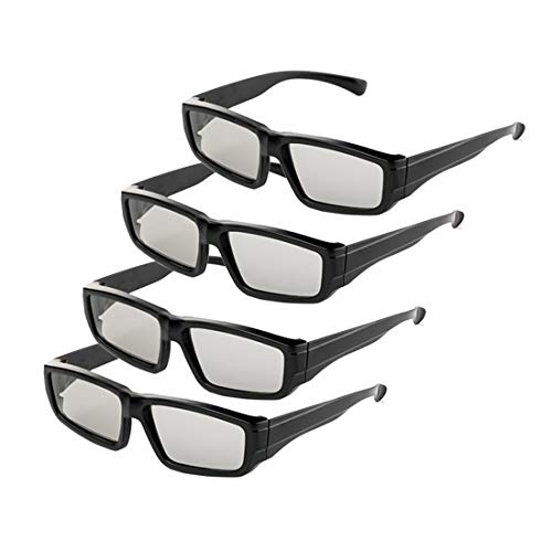 4X 3D Glasses Unisex Passive Polarisierte 3D Brille für LG Sony To...