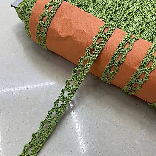 5 x 10 Yards mehrfarbiges Baumwoll-Spitzenband, DIY-Kleidung, Heimt...