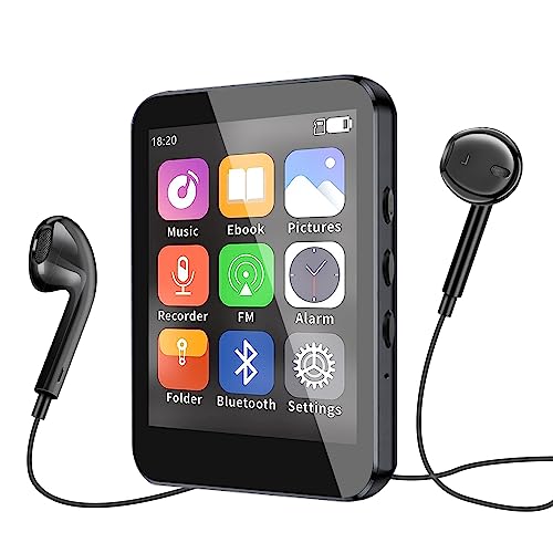 64G MP3-Player mit Bluetooth 5.0-2.4IN Full Touchscreen, tragbarer ...