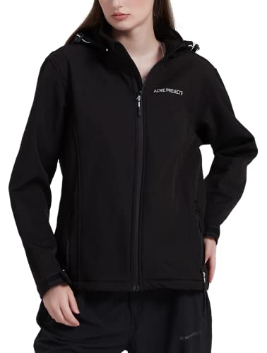 Acme Projects, Frauen, Mit Fleece gefütterte Softshell-Jacke mit a...