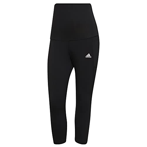 adidas Damen Maternity 34TIG Leggings 3 4, Schwarz-Weiss, M...