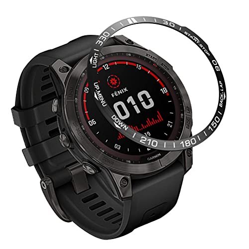 AISPORTS Lünetten Styling Kompatibel mit Garmin Fenix 7X Lünetten...