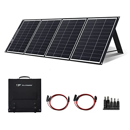 ALLPOWERS 200W Faltbares Solarpanel Monokristalline Solarmodule Tra...