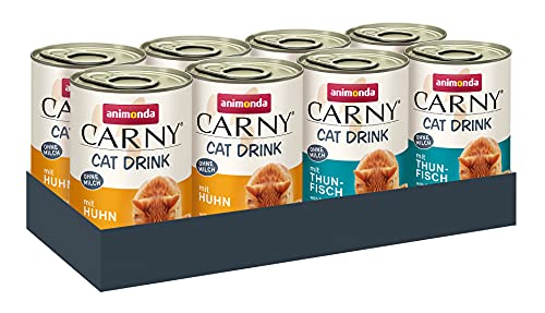 animonda Carny Cat Drink, Ergänzungsfuttermittel für Katzen, Mixp...