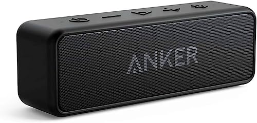 Anker SoundCore 2 Bluetooth Lautsprecher, Enormer mit Dualen Bass-T...