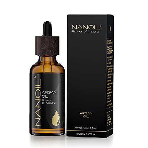 Arganöl Nanoil Argan Oil 50ml - natürliches, reines, kaltgepresst...