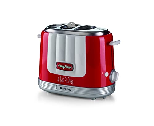 Ariete Hot Dog Maker Party Time 206, Hot Dog-Maschine mit 4 Garräu...