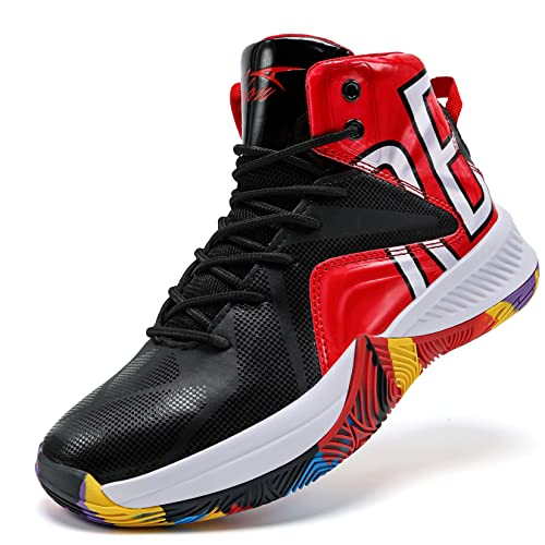 ASHION Herren Basketballschuhe leichte atmungsaktive High Top Turns...