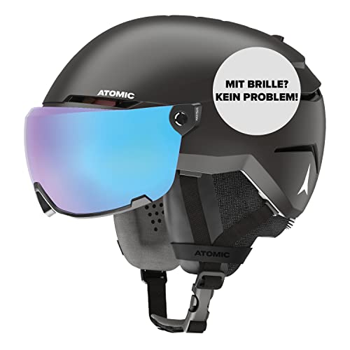 ATOMIC SAVOR VISOR STEREO Skihelm mit Visier - Schwarz - Größe M ...