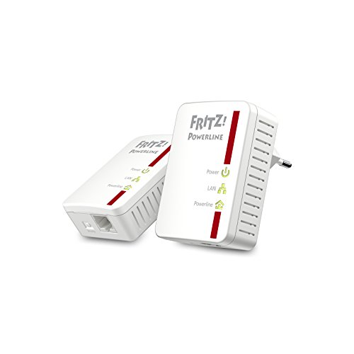 AVM FRITZ!Powerline 510E Set (500 Mbit s, Fast-Ethernet-LAN), schne...