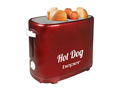 BEPER BT.150Y Hot Dog Maker mit 5 Kochstufen - Hot Dog Maschine im ...