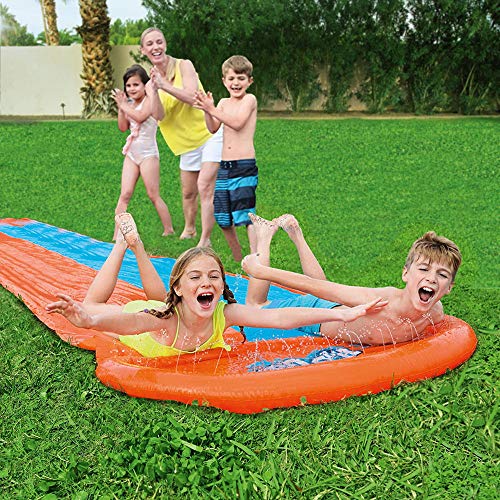 Bestway 52328 BW52328 H20GO Double Water Slip and Slide, 4.88m Infl...