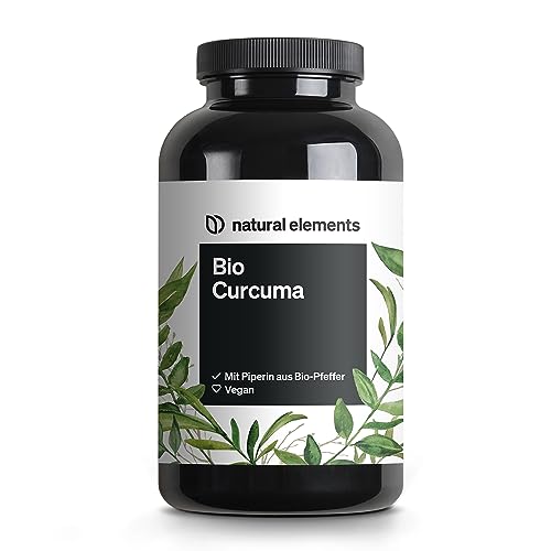 Bio Curcuma mit schwarzem Pfeffer – 240 Kapseln – 4350mg Bio-Cu...