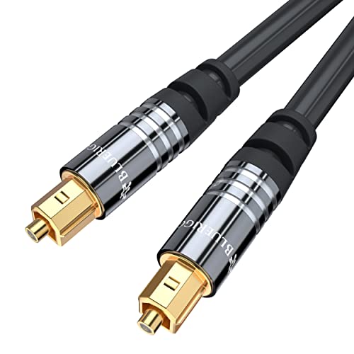 BlueRigger Digital Optical Audio Toslink Kabel (3M, Glasfaserkabel,...