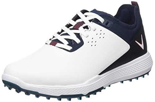 Callaway Golf Nitro Pro Golfschuh, wasserdicht, Weiß   navy   rot,...