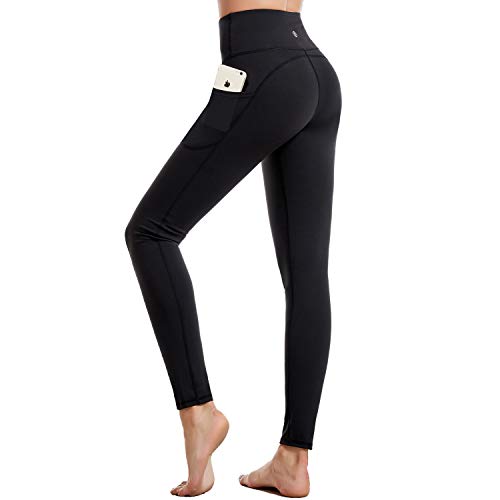 CAMBIVO Sport Leggings Damen Lang, Sporthose High Waist mit Handyta...