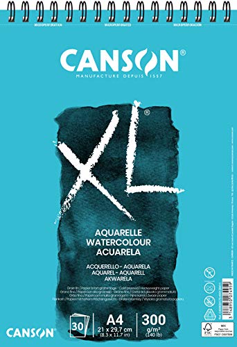 CANSON XL Aquarelle C400039170: Aquarellpapier - Aquarellblock in D...