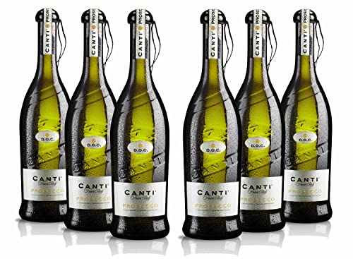 Canti Prosecco D.O.C. Frizzante Schaumwein Wein Trocken 6 Flaschen ...