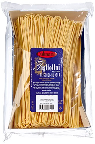 Culinaria Tagliolini all uovo Frischei-Nudeln 1mm, 4 Ei, 5er Pack (...