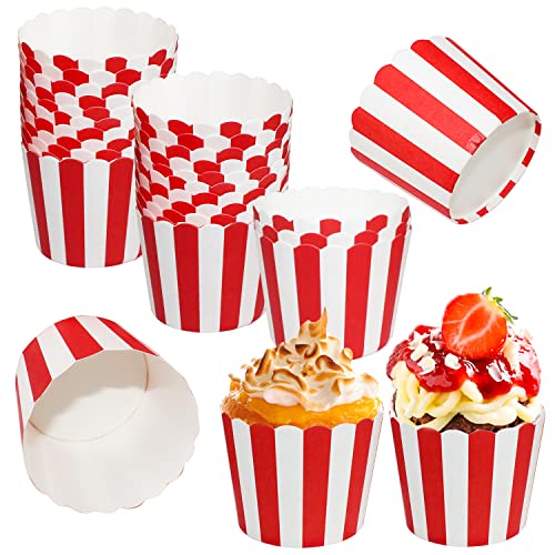 Cupcake Backbecher Einweg Muffinförmchen Backpapier Cupcake Liners...