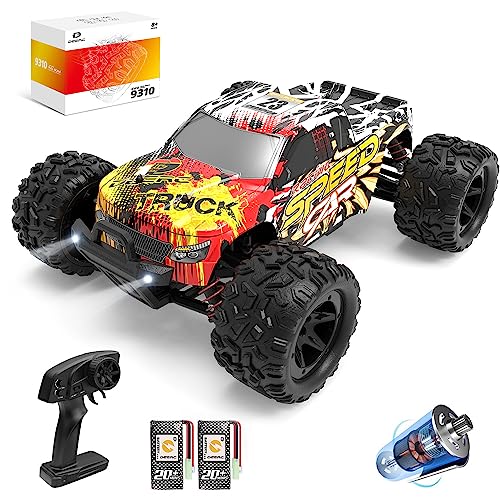 DEERC Ferngesteuertes Auto, 4WD Offroad RC Auto 40 km h 1:18 Gelän...