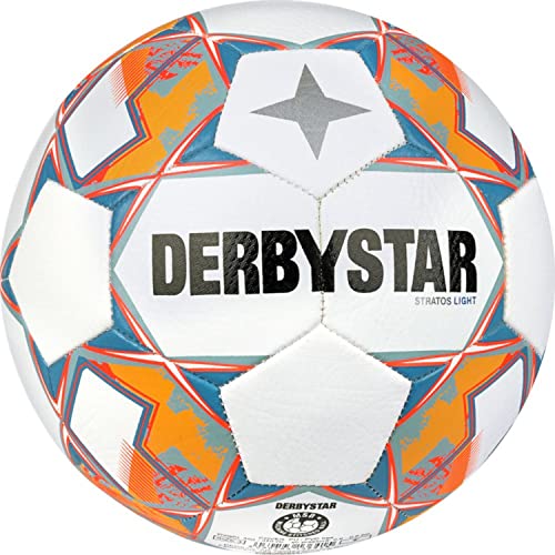 Derbystar Unisex Jugend Stratos Light v23 Fußball, weiß grün, 5...