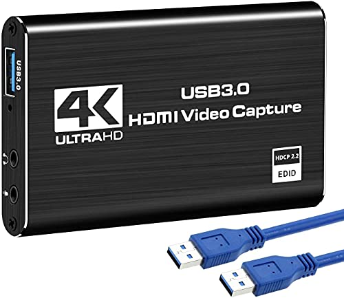 DIGITNOW! Game Capture Card, 4K-Audio-Videoaufnahmekarte, HDMI USB ...