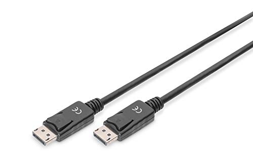 DIGITUS DisplayPort-Kabel - UHD 4K 60Hz - 2m - mit Verriegelung - H...