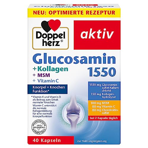 Doppelherz Glucosamin 1550 mit Kollagen & MSM - Mit Vitamin C als B...