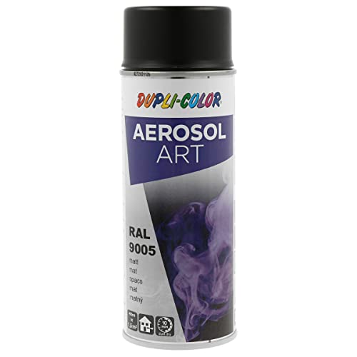 DUPLI-COLOR 733161 AEROSOL ART RAL 9005 tiefschwarz matt 400 ml...