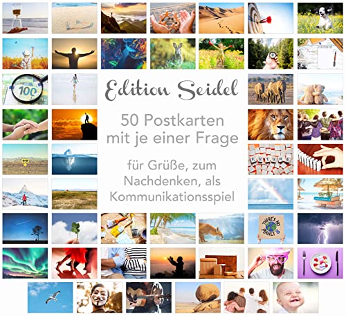 Edition Seidel Set 50 Premium Postkarten Motivationskarten Kommunik...