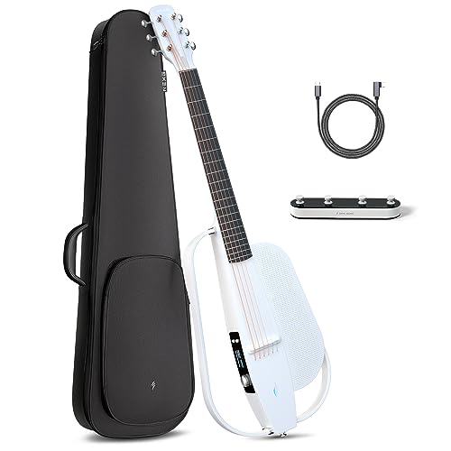 Enya NEXG 2 E-Gitarren Set – Weiß Kohlefaser 38 Zoll Professione...