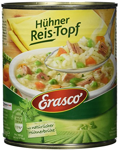 Erasco Hühner Reis-Topf (1 x 800g), In rund 5 Minuten fertig – M...