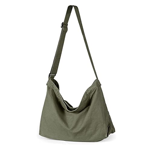 Etercycle Canvas Umhängetasche Damen, Canvas Crossbody Bag Herren ...