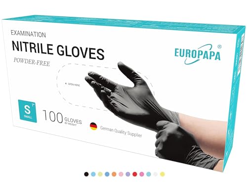 EUROPAPA 100x Nitrilhandschuhe Box Einweghandschuhe, Einmalhandschu...