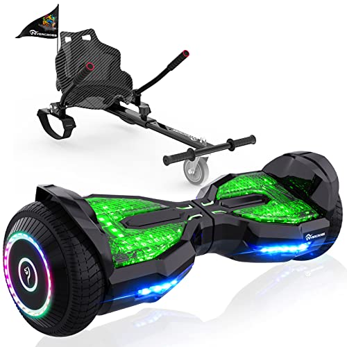 EVERCROSS 6,5 Zoll Hoverboards mit Sitz, App-fähige Bluetooth Hove...