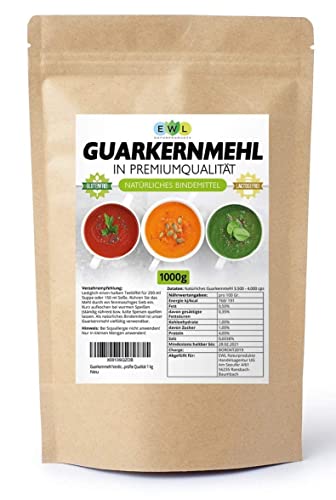 EWL Naturprodukte Guarkernmehl Verdickungsmittel Bindemittel E 412 ...