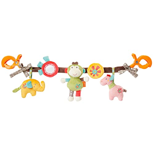 Fehn Kinderwagenkette Spielzeug Safari – Baby Mobile Kette mit ni...