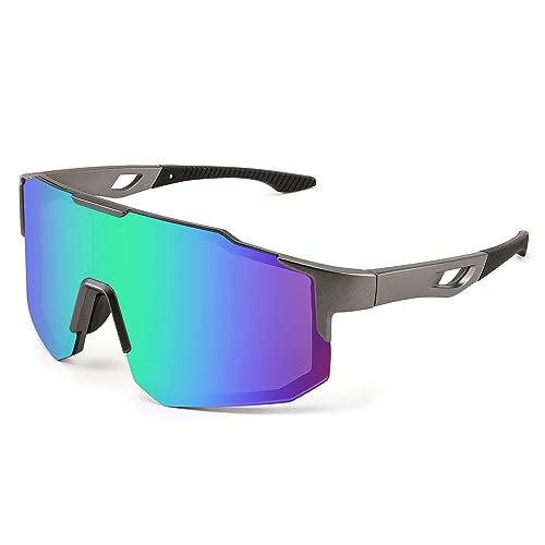 FEISEDY Sport Sonnenbrille Herren Damen Fahrradbrille Radbrille Ver...