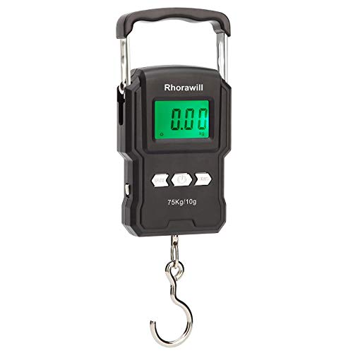 Fishing Scale, Rhorawill 165lb   75kg Hängewaage Gepäckwaage Digi...