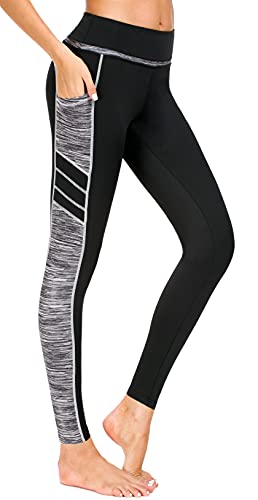 Flatik Damen Netzoberfläche Sport Gym Yoga Laufen Fitness Leggings...