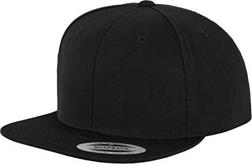 Flexfit Classic Snapback Cap (Uni, schwarz-schwarz)...