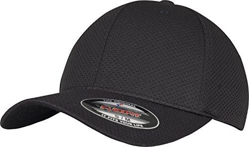 Flexfit Unisex 3D Hexagon Jersey Cap Kape, Schwarz, L XL...