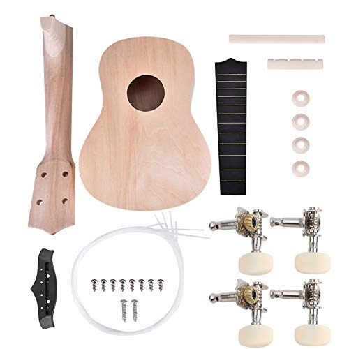 Für Gitarre Bausatz Komplett - Ukelele Kit, 21 Zoll Basswood 4-Sai...