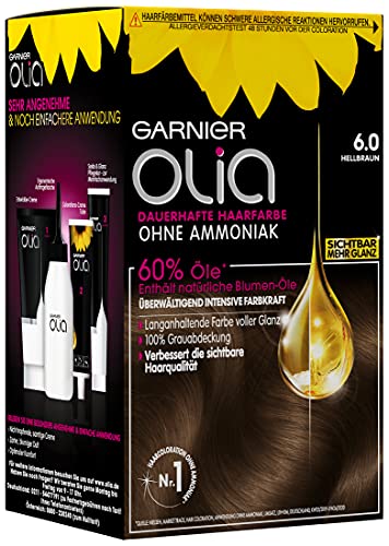 Garnier Olia Dauerhafte Haarfarbe ohne Ammoniak, Mit pflegenden und...